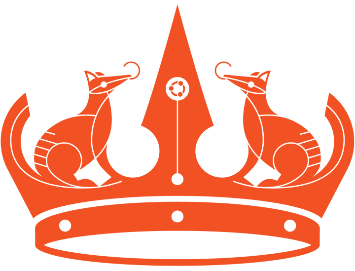 Nobel Numbat Nobel Numbat illustrerat med en stiliserad orange krona med Ubuntu-loggan i mitten, inramad av två myrpungdjur.